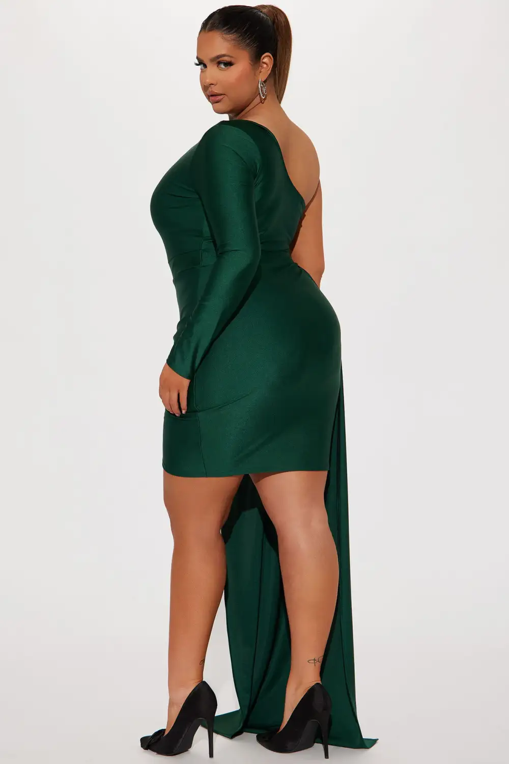 Waiting For Ur Love Mini Dress - Hunter