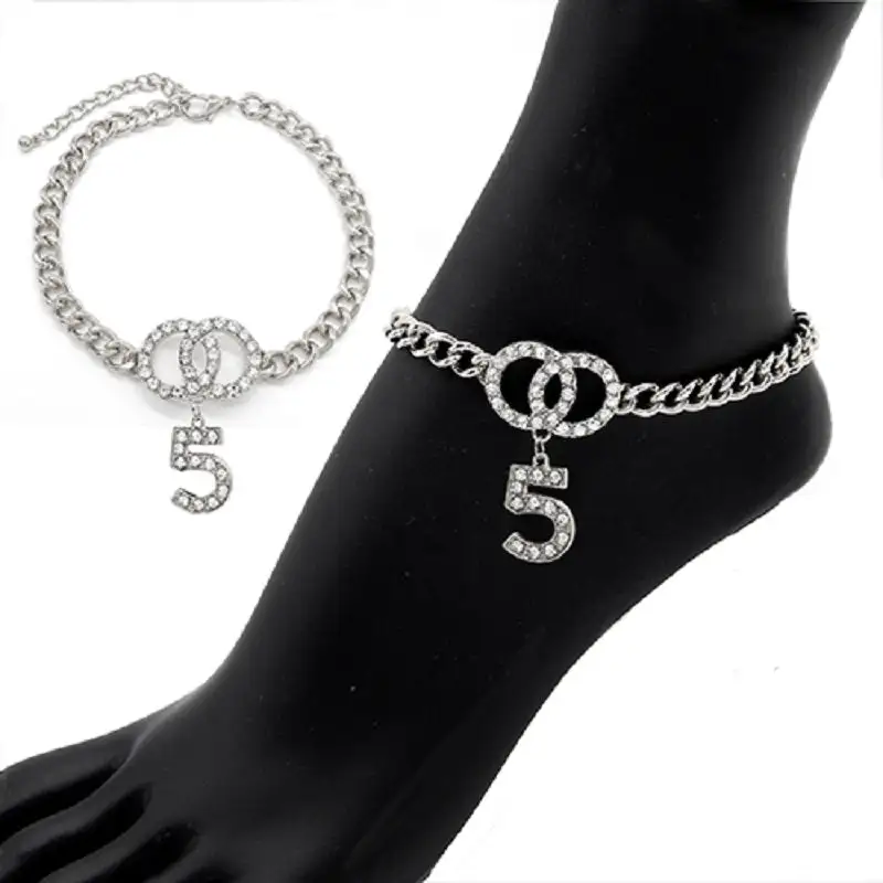 Dainty Crystal Accent Anklet