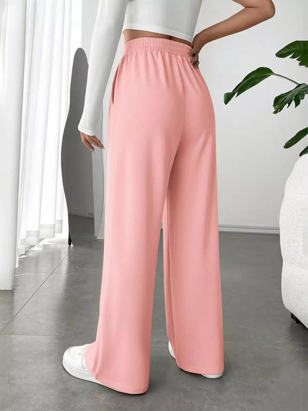 Everyday Wide Leg High Waist Pants