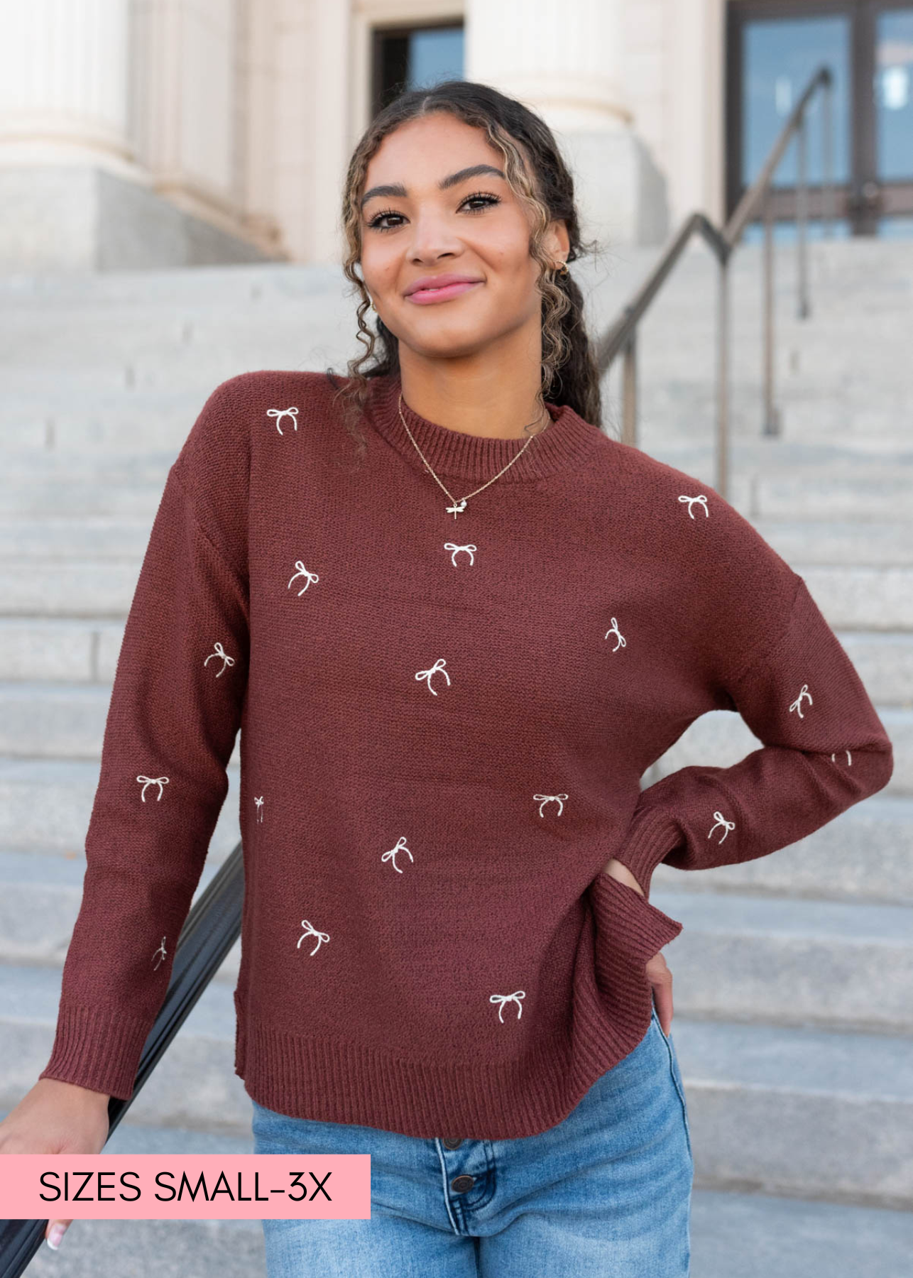 Cassie Sienna Bow Sweater