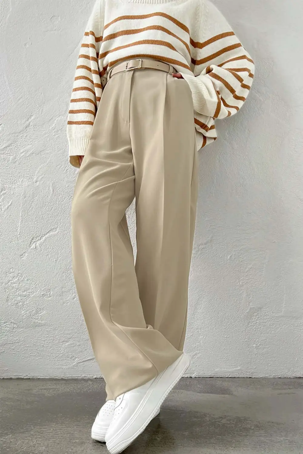 Tailored Straight Leg Pants