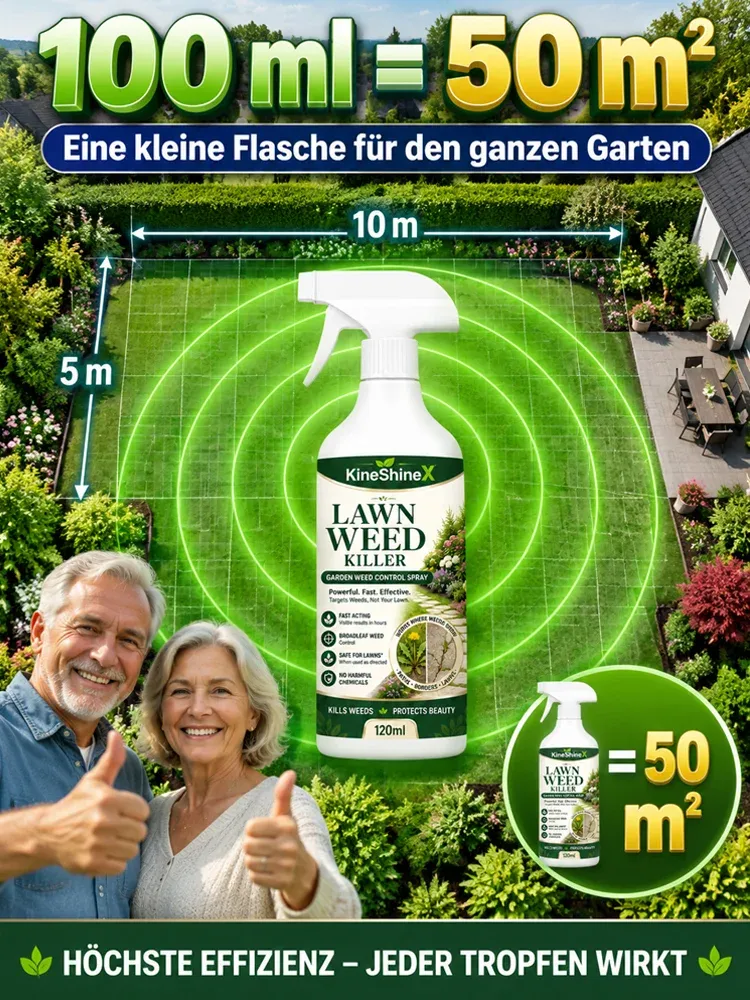 Unkrautvernichter für Gartenrasen Spray