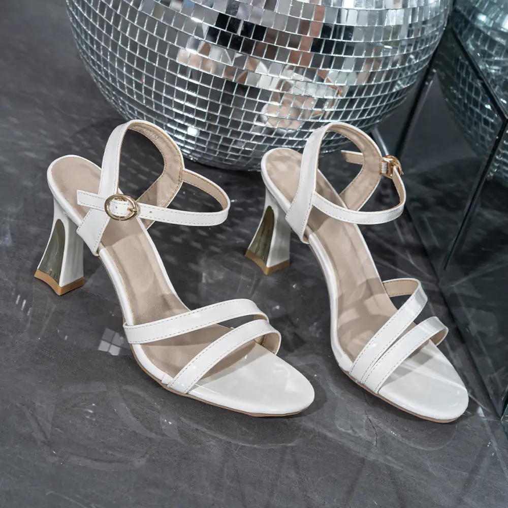 Open Toe Block Heel Sandals
