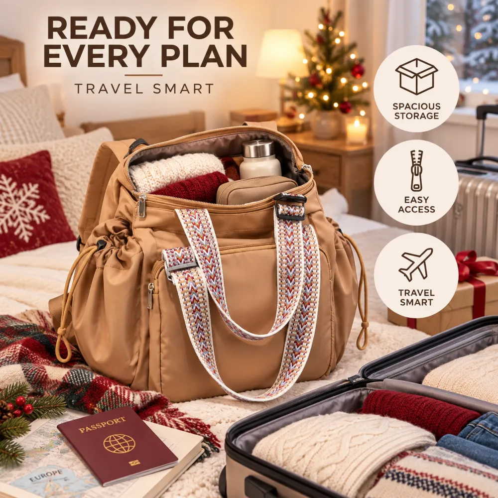 Large Capacity Multi-Functional Convertible Cradle Bag