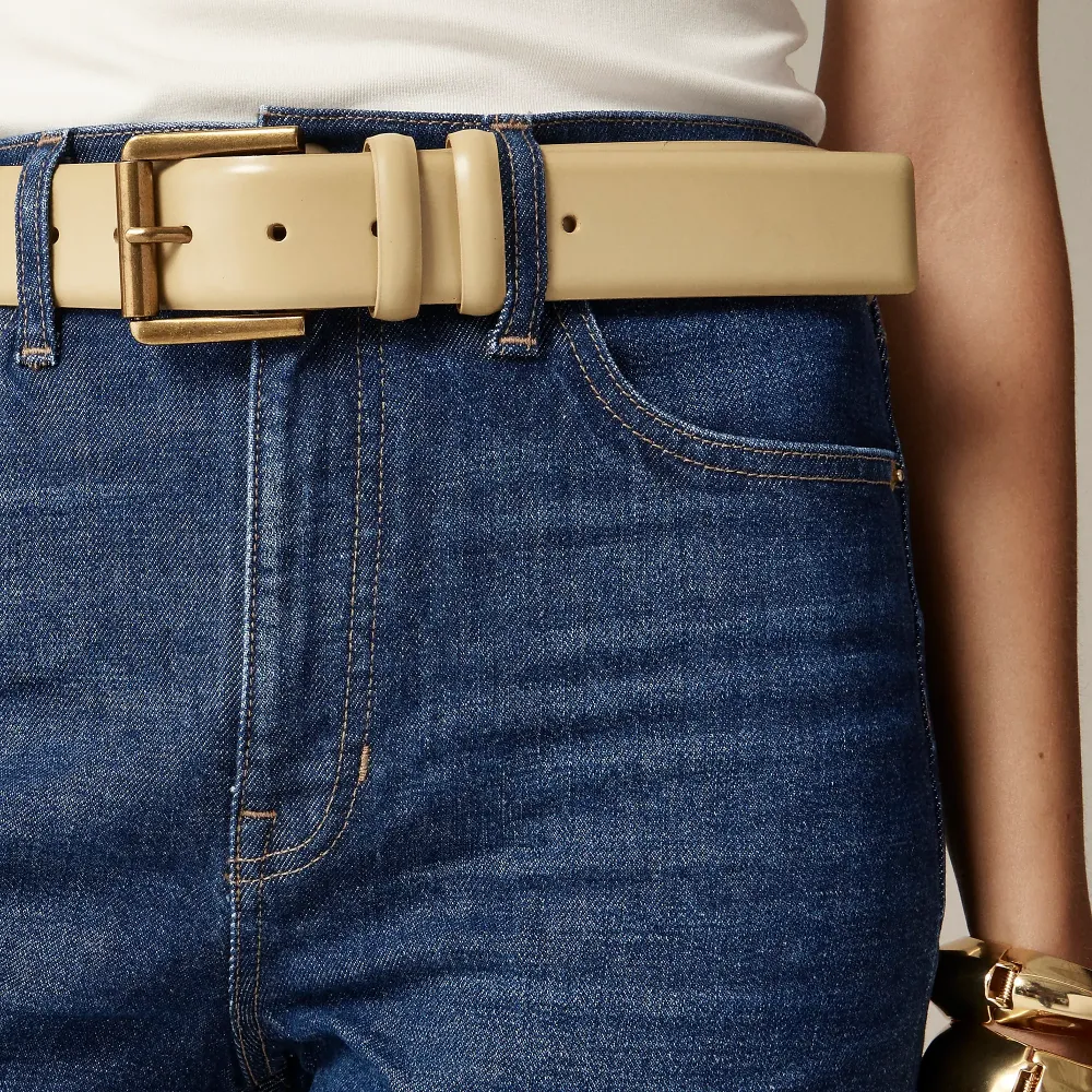 High-Rise Basic Straight Jeans