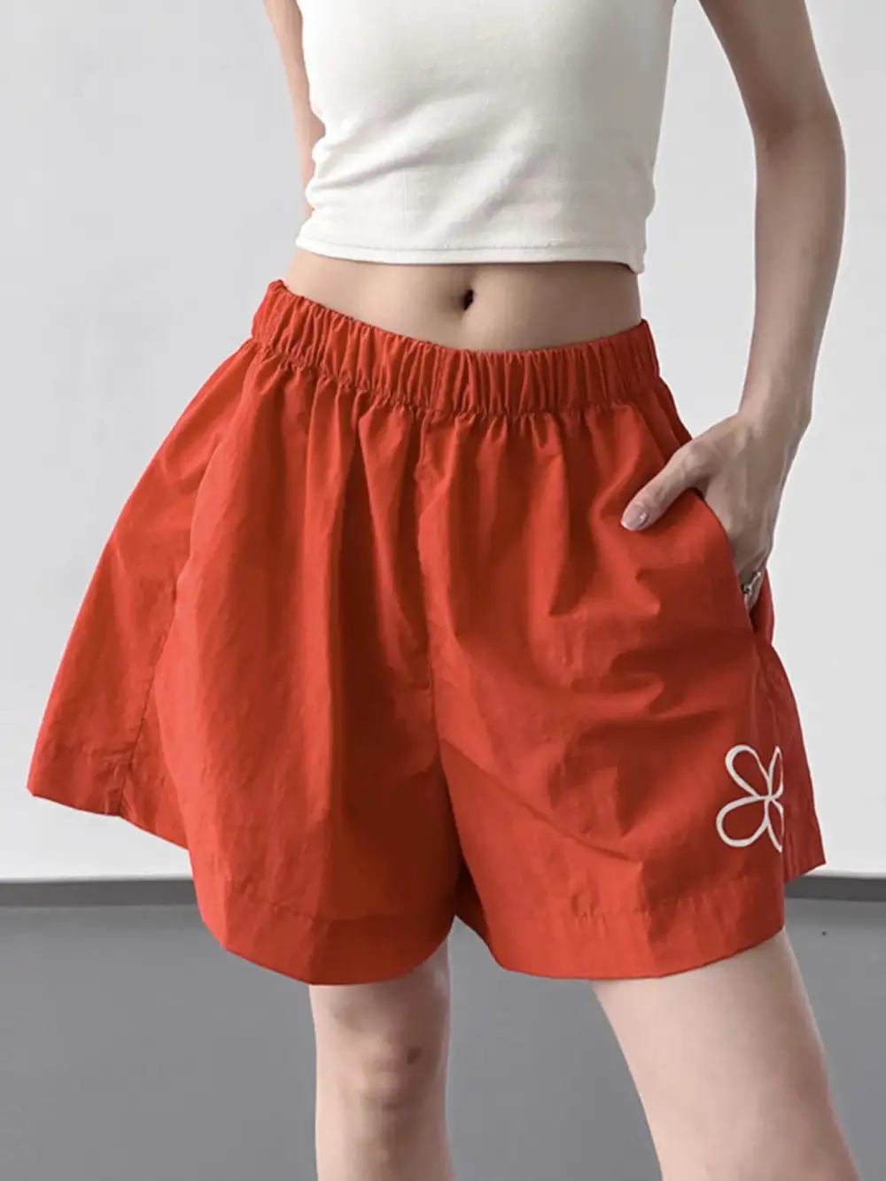 Everyday Elastic Waist Shorts