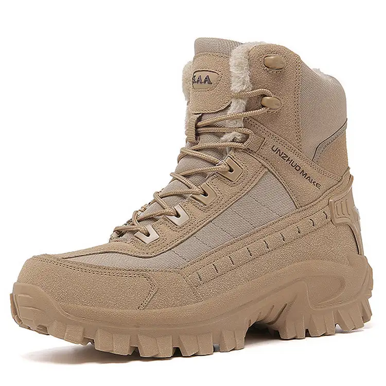 Men's Combat Boots Orthopedic Support Hiking Boots Waterproof Puncture-Resistant Work Boots