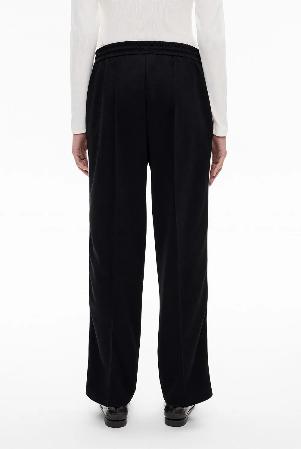 White Striped Sweatpants