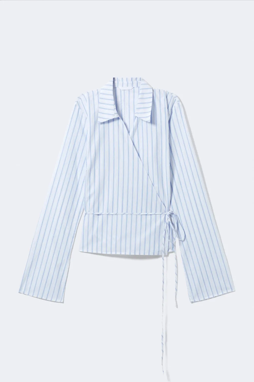 Tied Wrap Long Sleeve Shirt