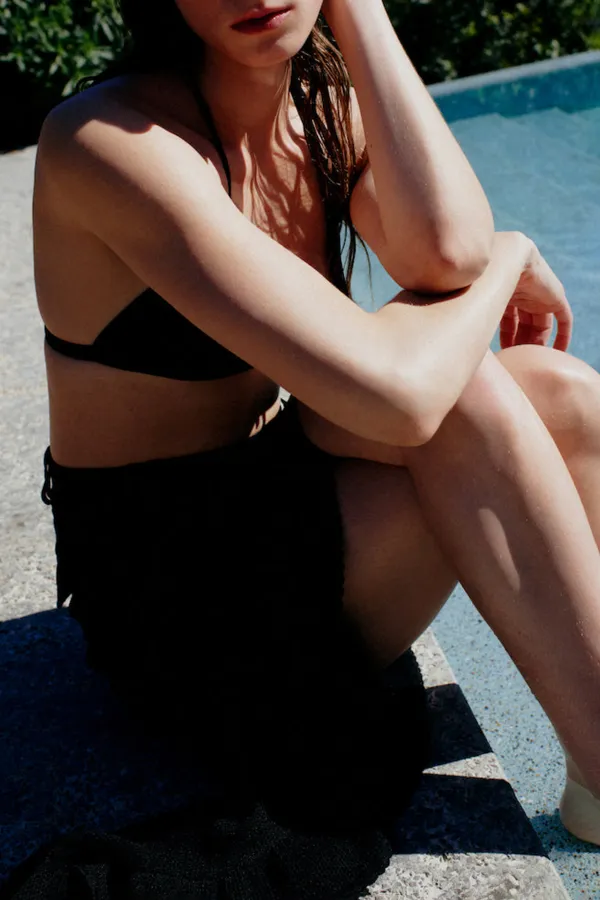 Irregular Skirt-Black
