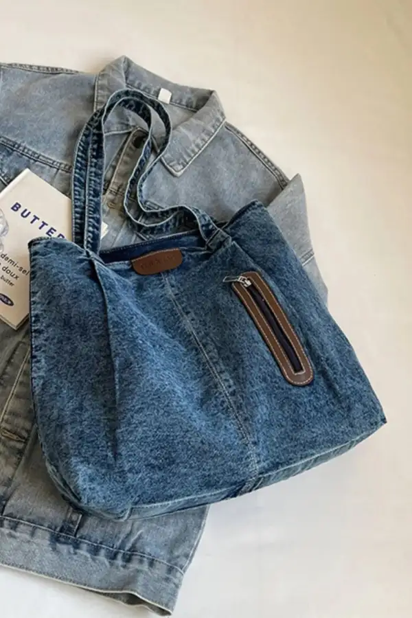 Denim Tote Bag