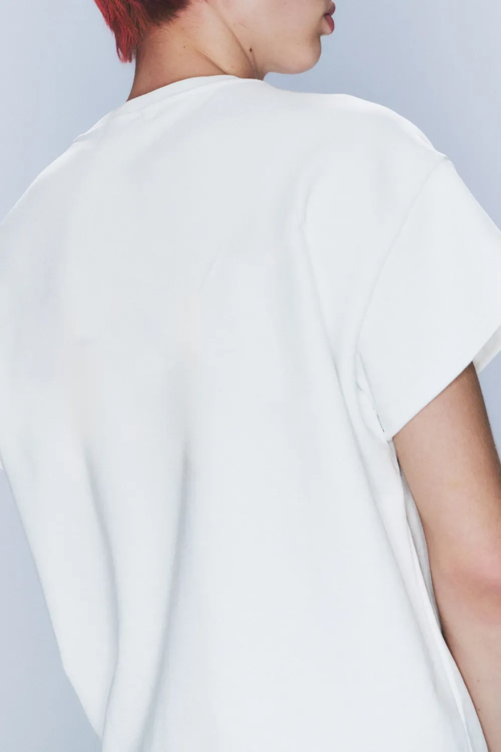 Cotton Dropped Shoulder T-Shirt