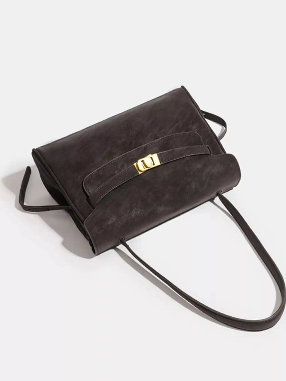 Buckle Closure Shoulder Bag
