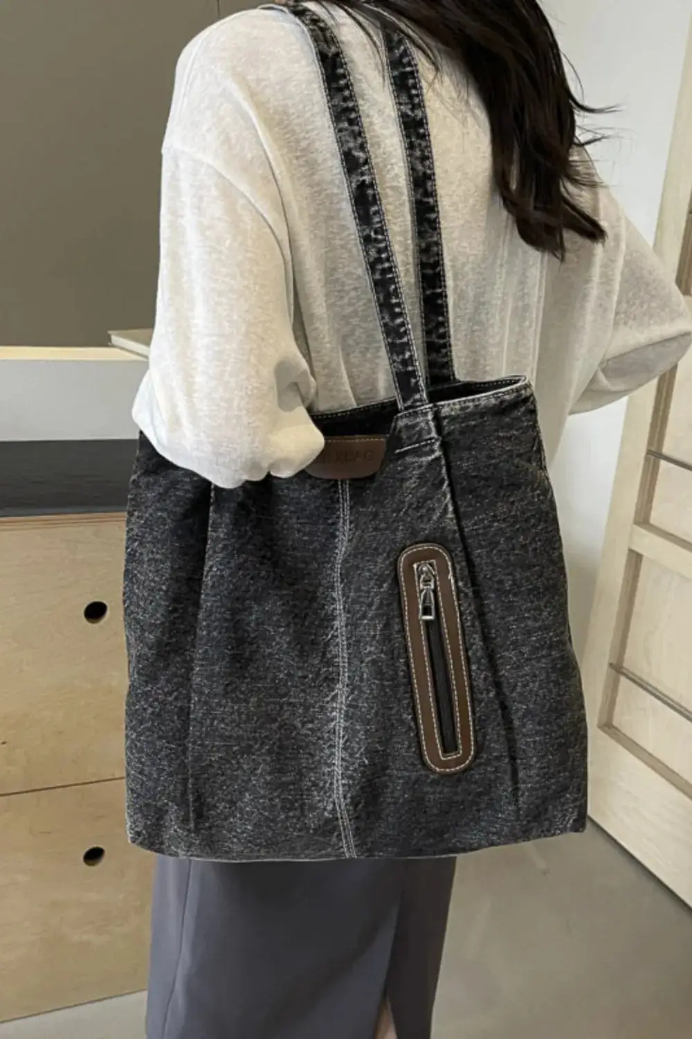 Denim Tote Bag