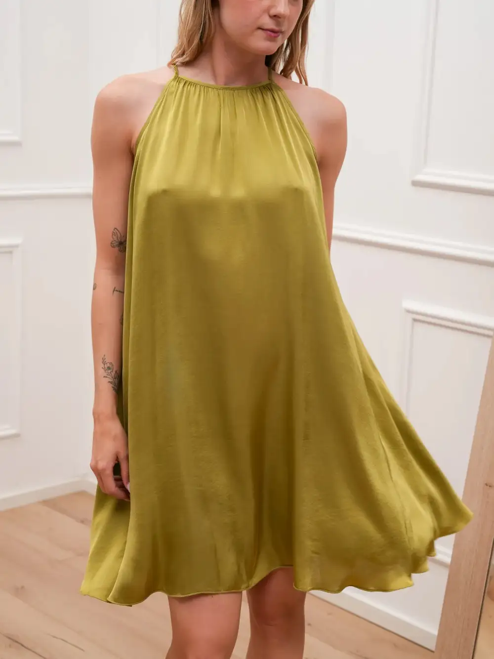 Modern Tulip Mini Dress