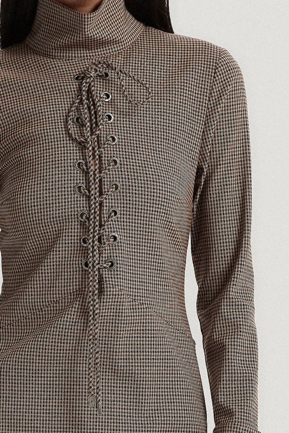 Midi Dress-Brown