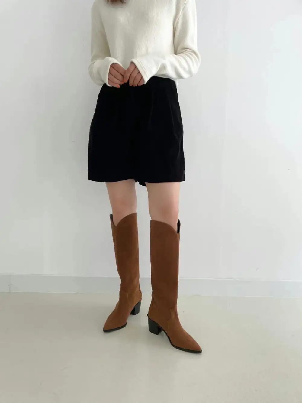 Understated Faux Suede Everyday Boots