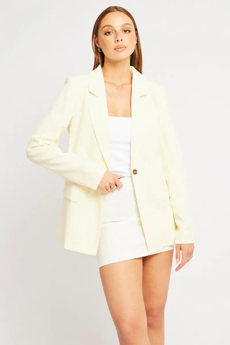 Yellow Smart Blazer