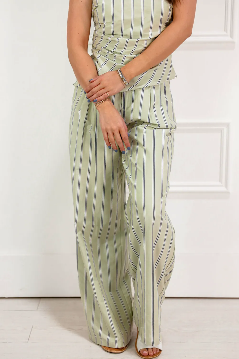 Textured Pants Set