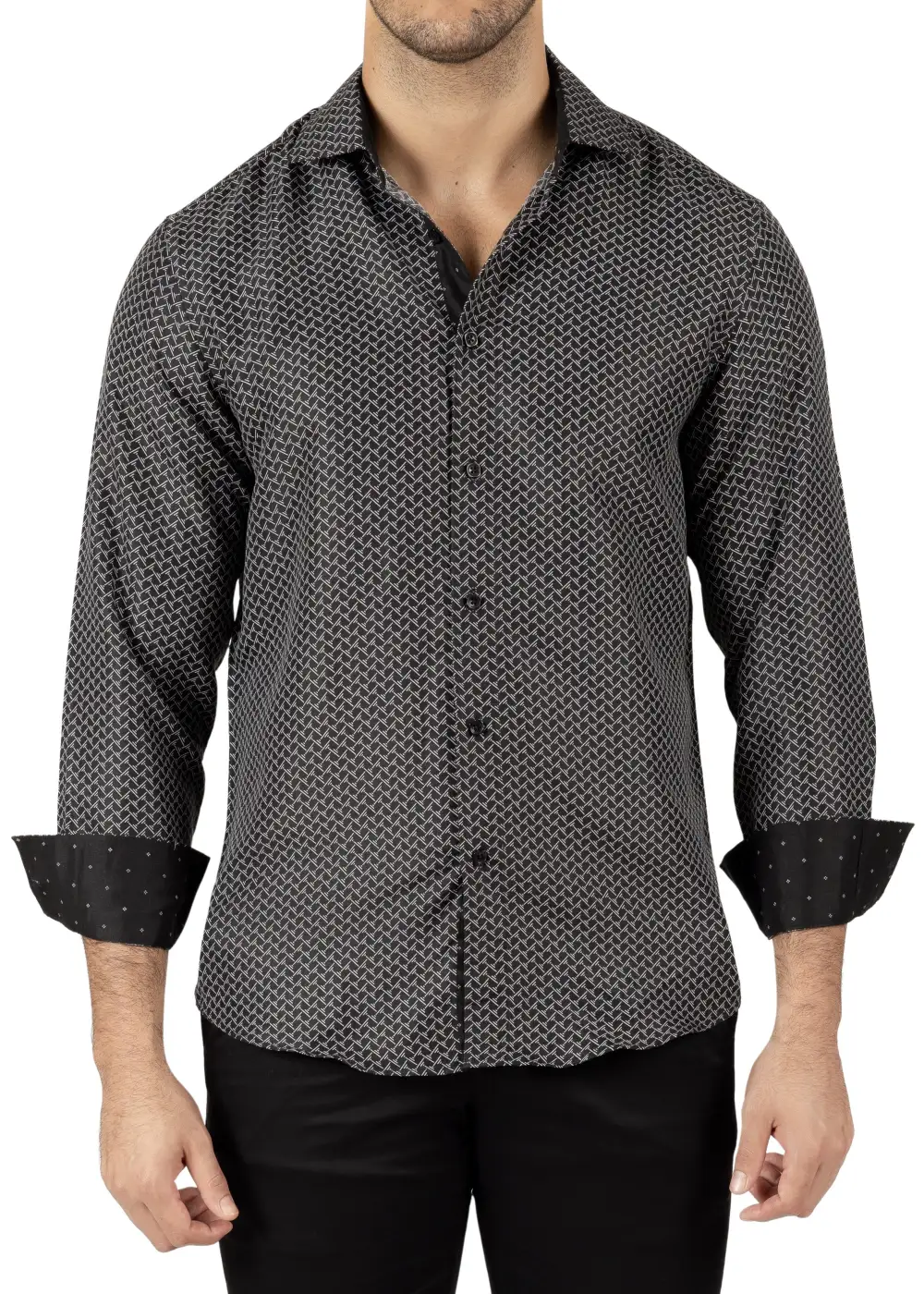 Comfort Fit Button Up Dress Shirt