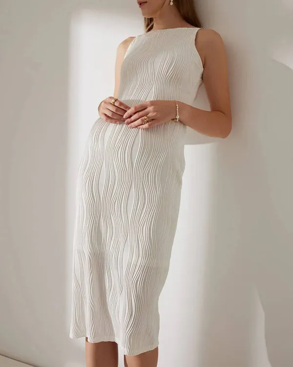 Water Ripple Patterns Dress