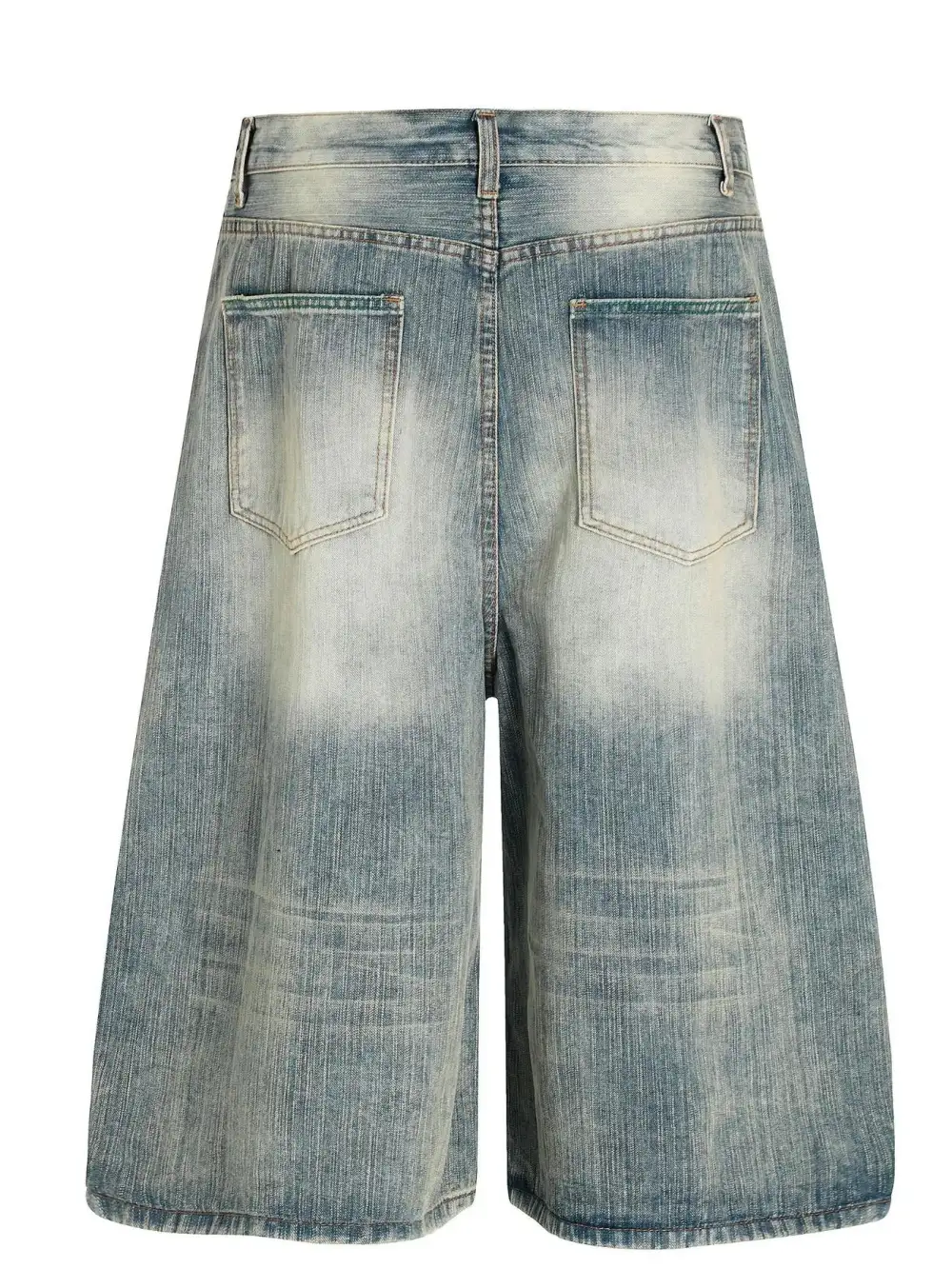 Wide Leg Cotton Blend Casual Shorts