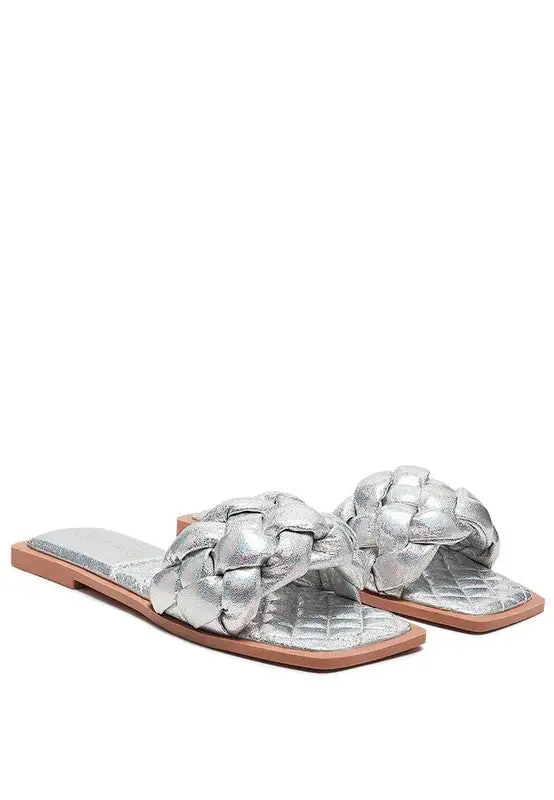 Quilted Woven Flats