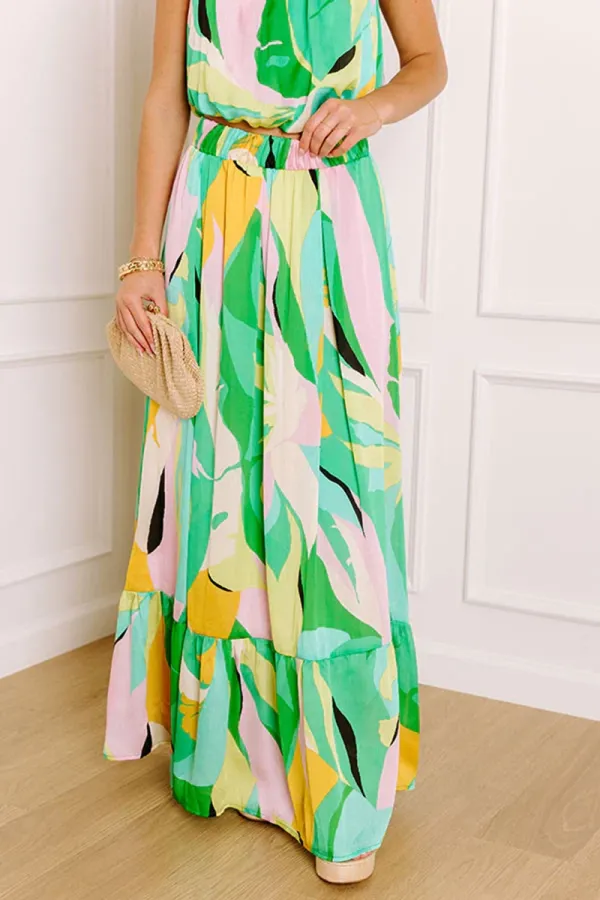 Casual Ruffled Loose Women's Skirt