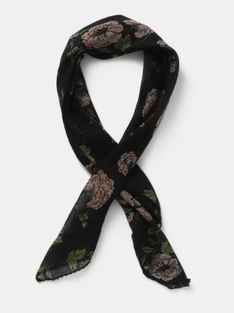 Vintage Floral Scarf