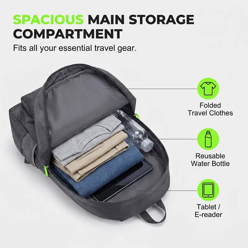 🔥 The First 50 Customers Enjoy A 50% Discount 🔥 Foldable Multifunctional Backpack/Handbag (Three In One Travel Bag)