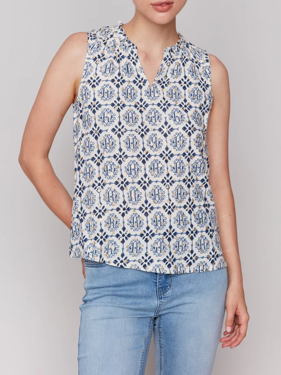 Soft And Comfortable Retro Pattern Women's Vest