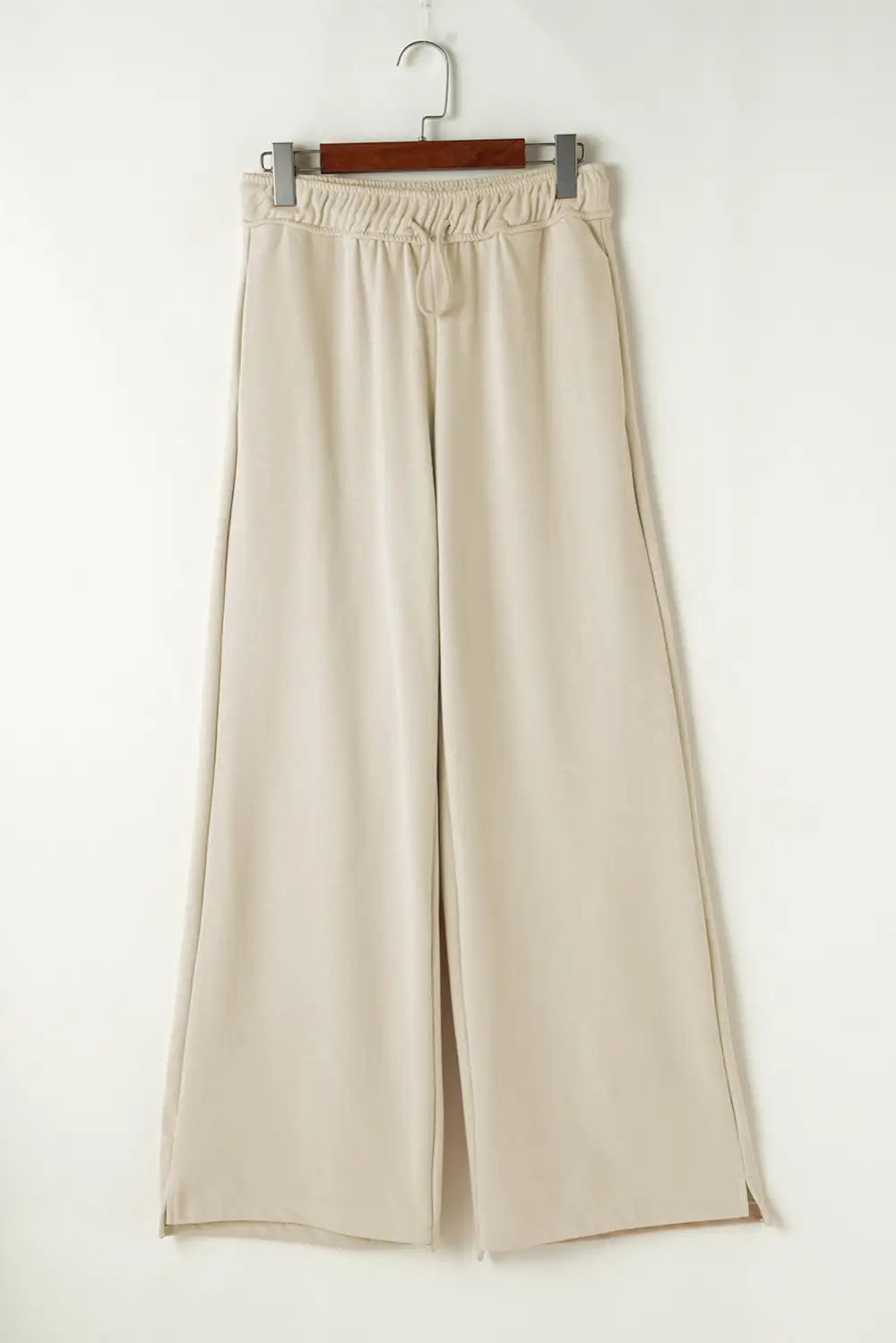 Loop Drawstring Wide Leg Pants