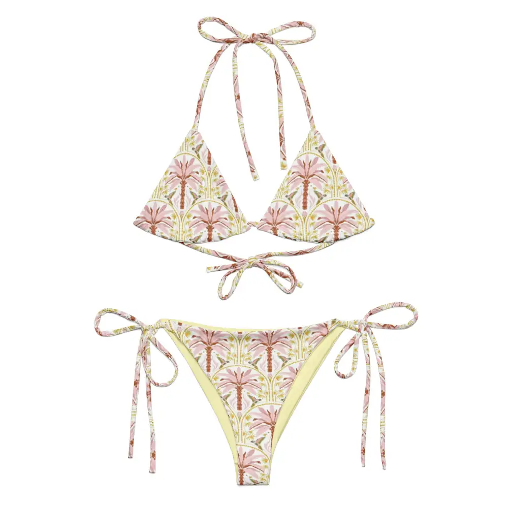 Palm Leaf String Bikini