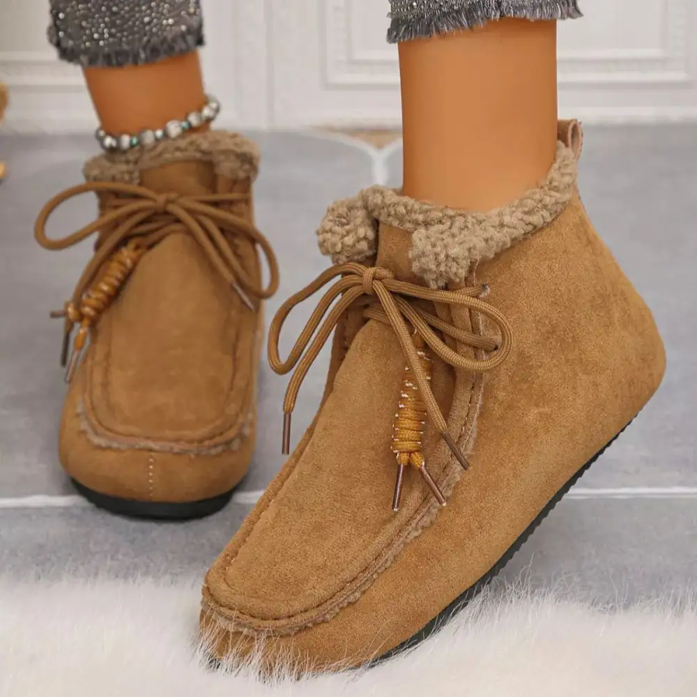 Plush Lining Ankle Boots
