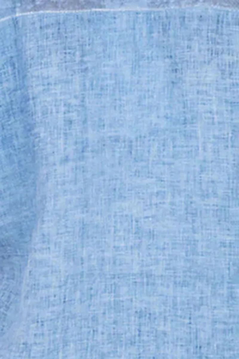 V-Neck Linen Tee