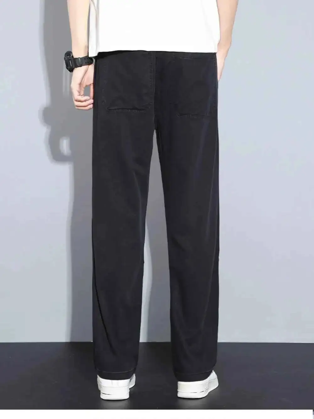 Casual Wide Leg Drawstring Pants