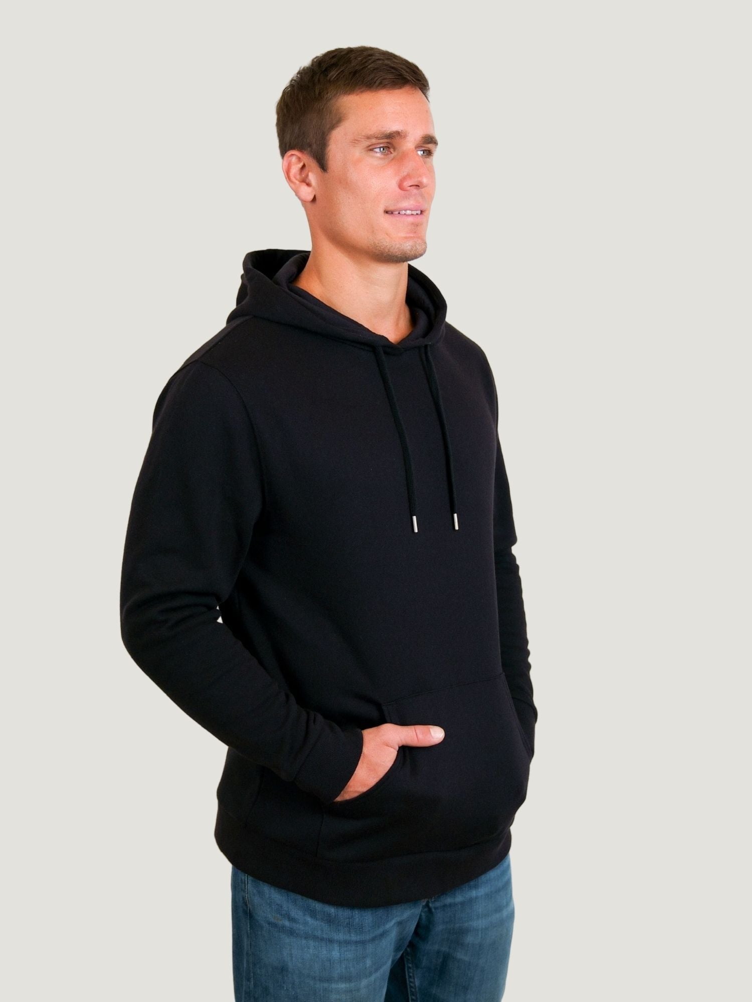 Black Pullover Hoodie