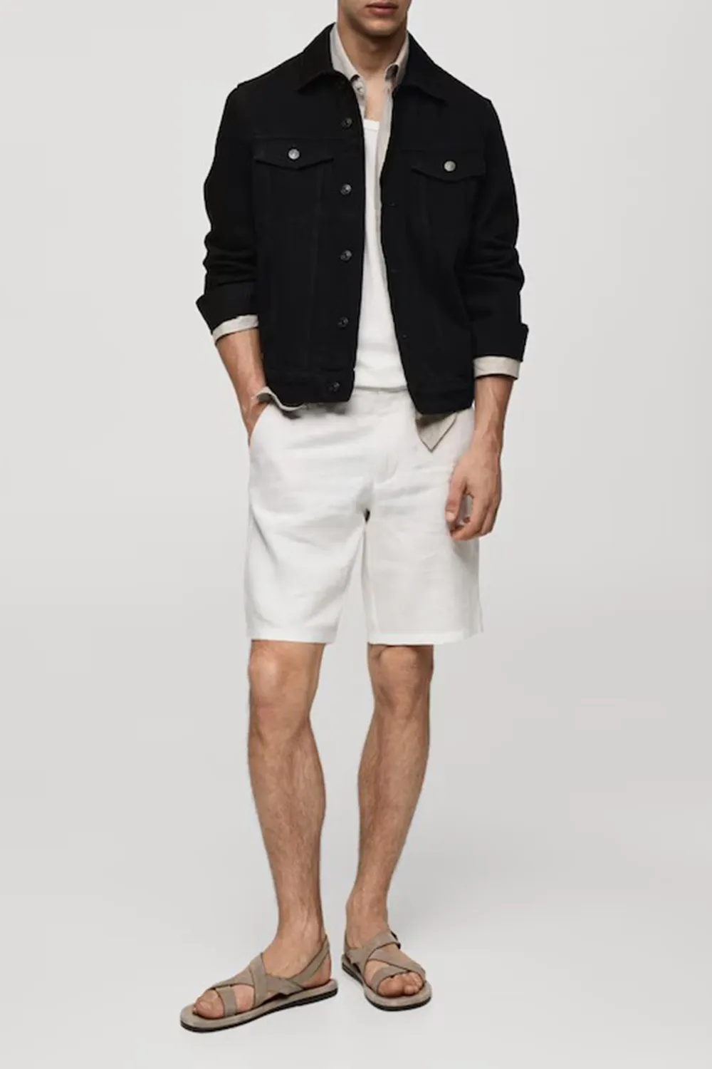 Pocketed Denim Jacket