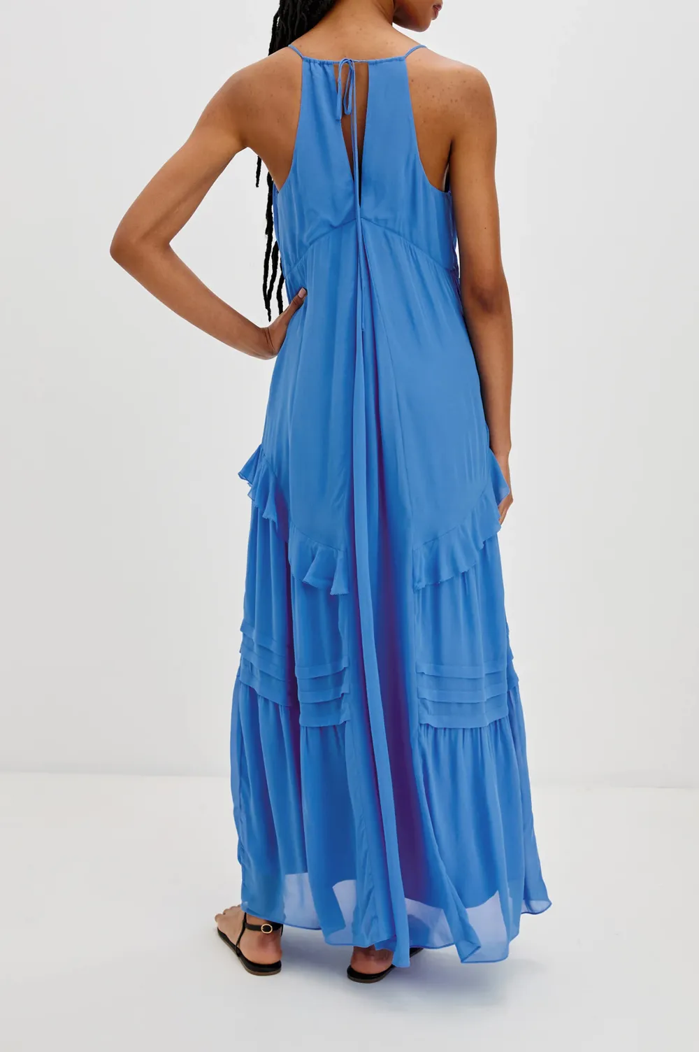 Gossamer Frilled Long Dress