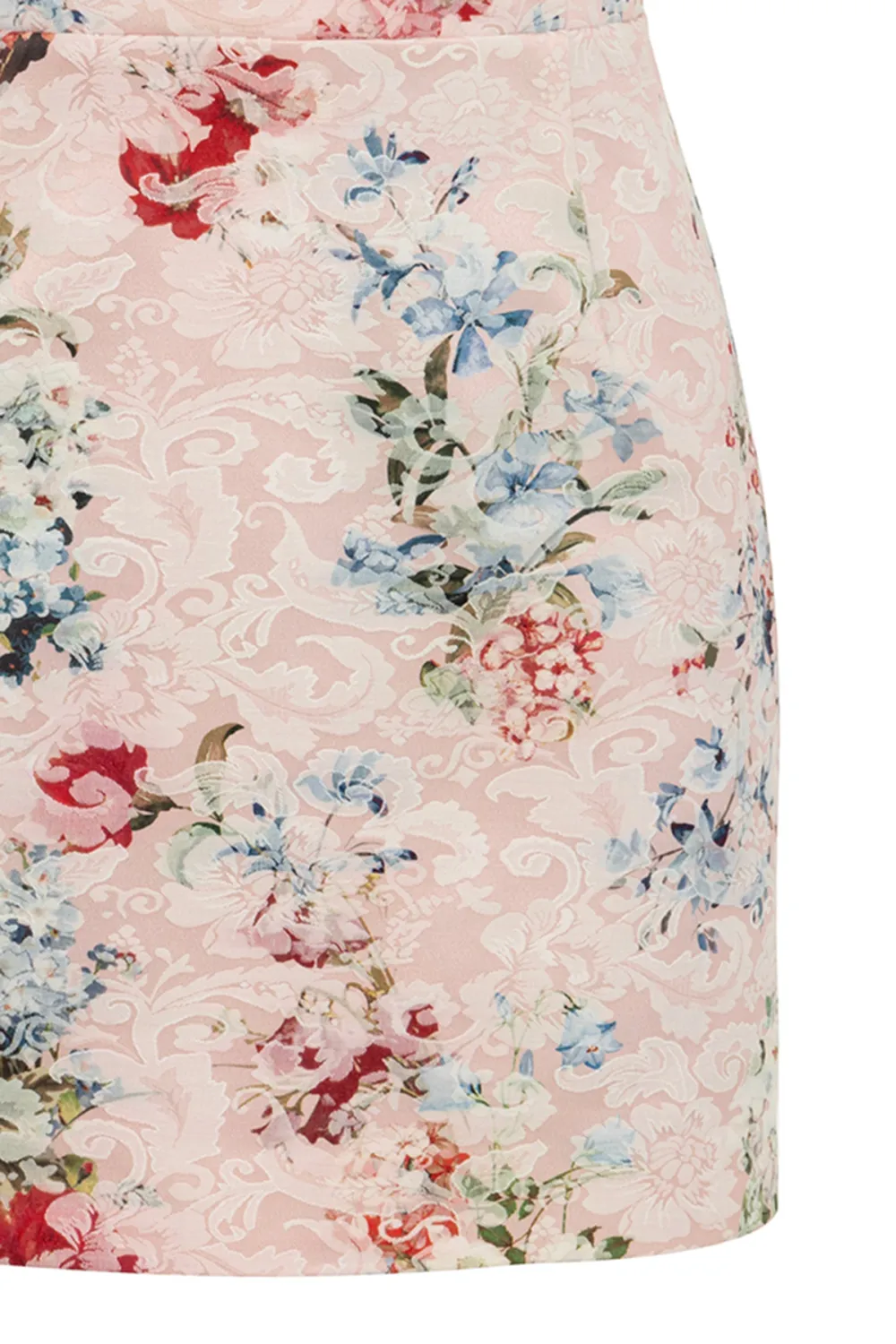 Flora Mini Dress-Pink
