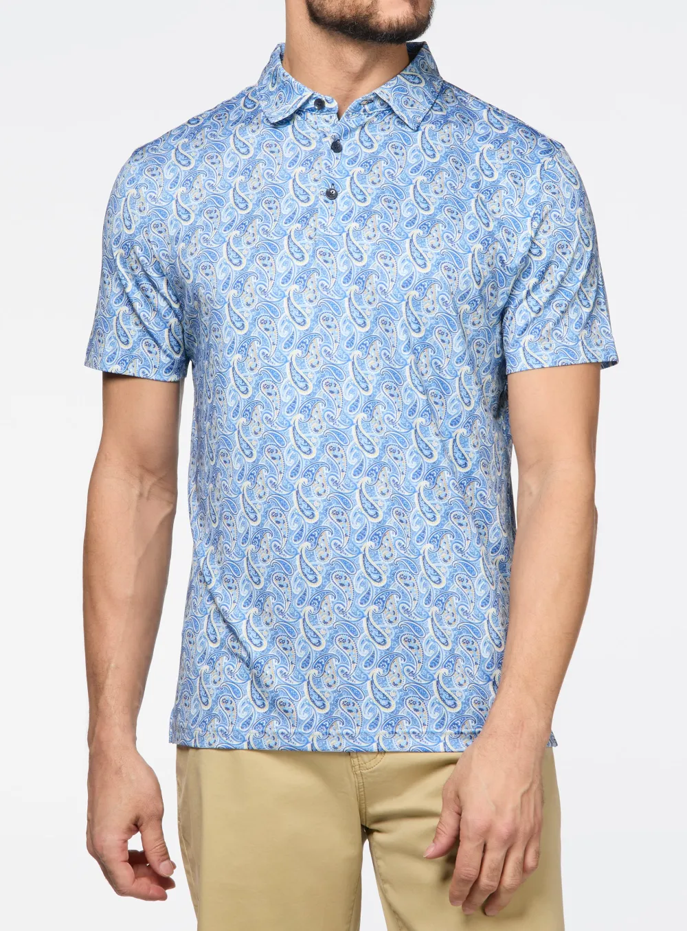 Ornate Paisley Casual Polo