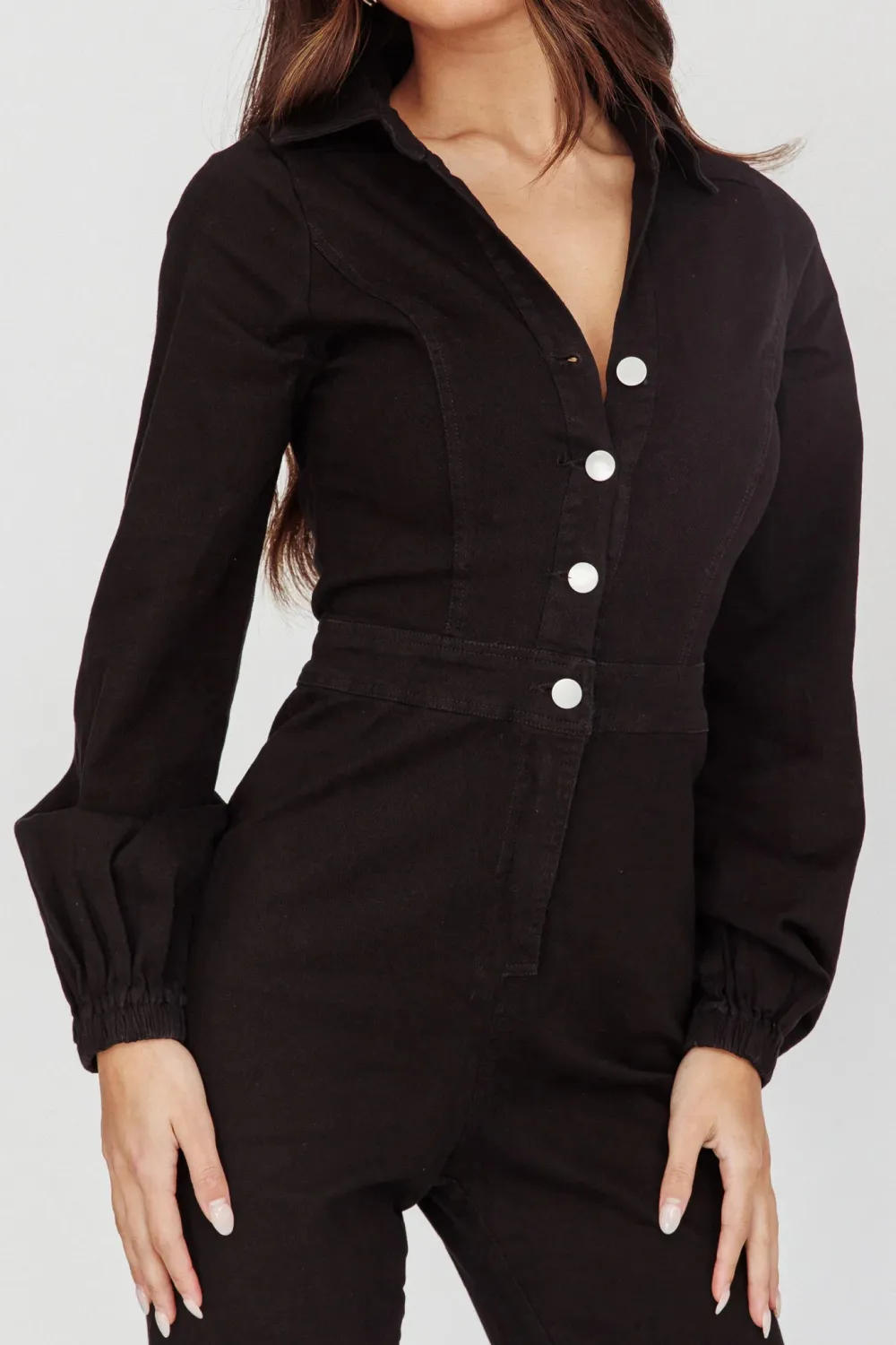 Soft Breathable Flared Long Sleeve Bodysuit