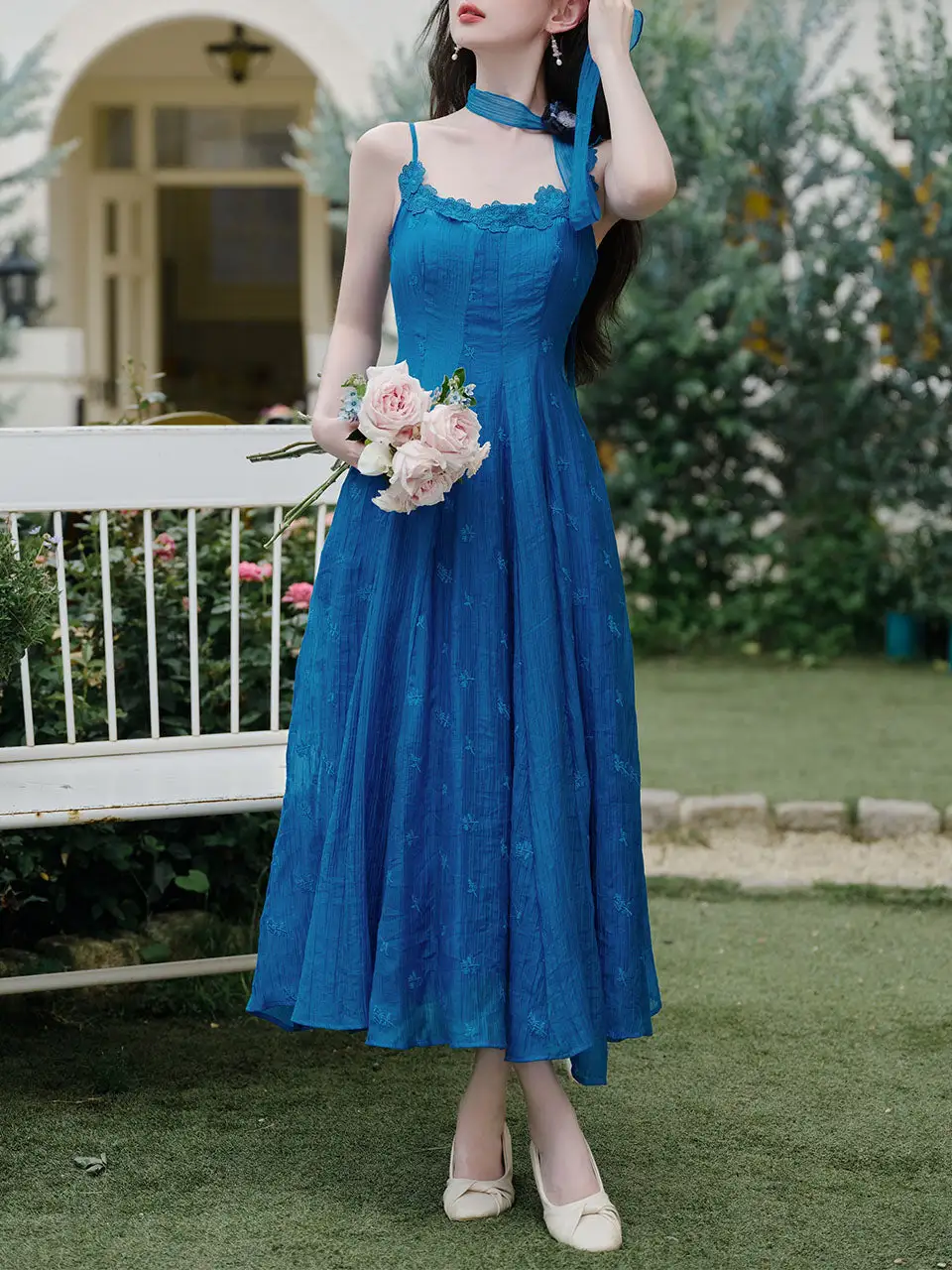 Spaghetti Strap Long Dress