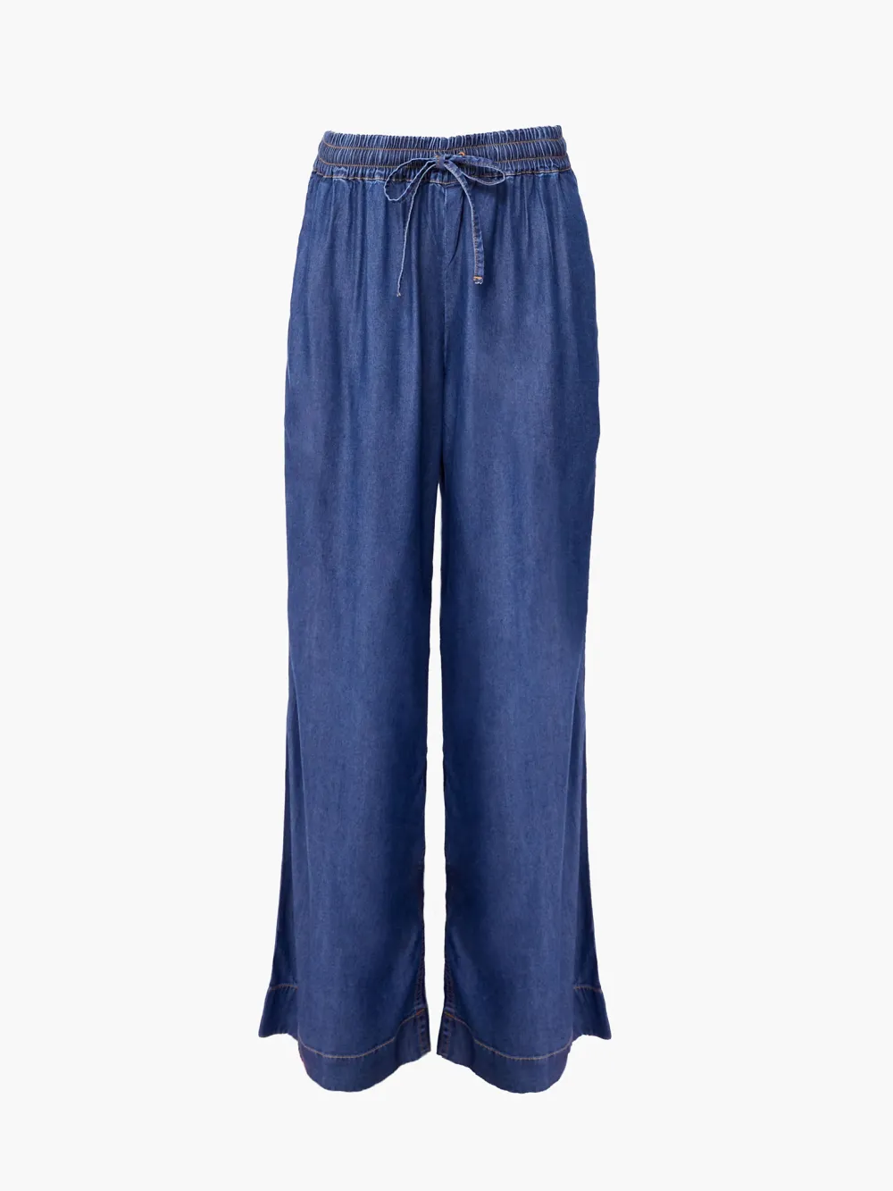 Casual And Versatile Elastic Waist Trousers