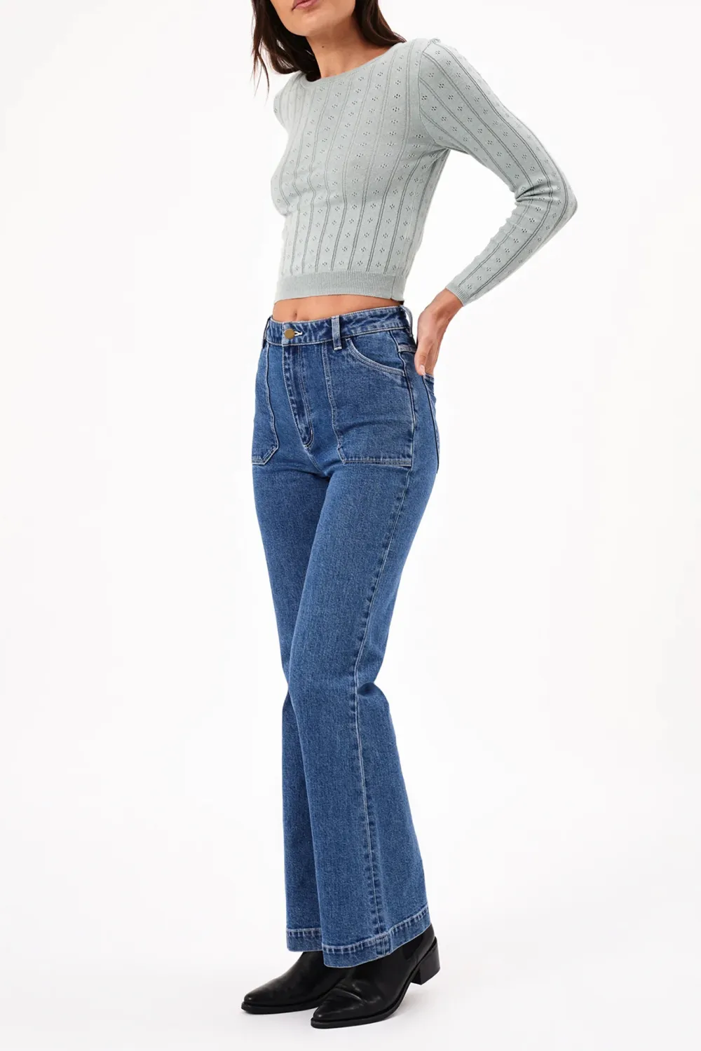 Slim Casual High Waist Jeans