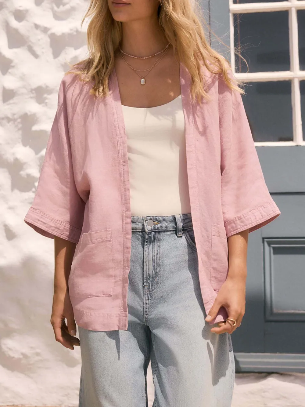 Linen Jacket And Coat