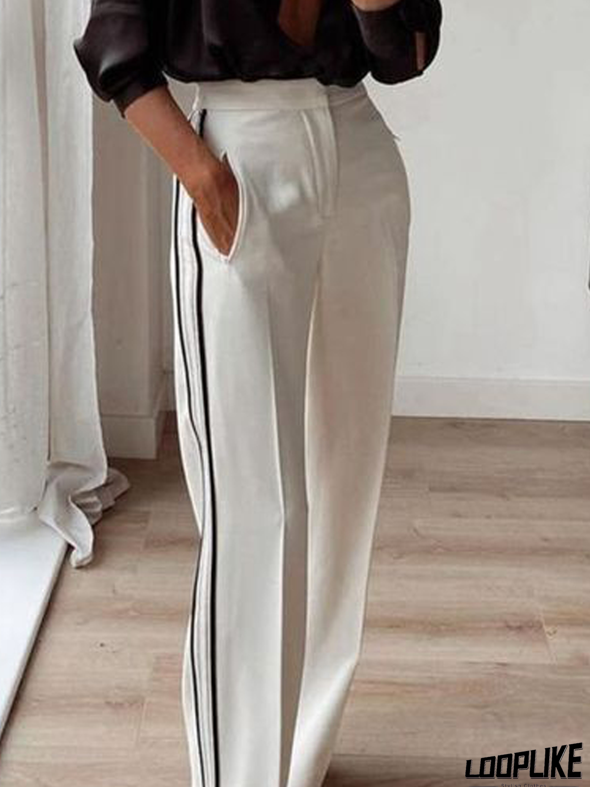 Loose Urban Fashion Low Waist Straight Long Pants