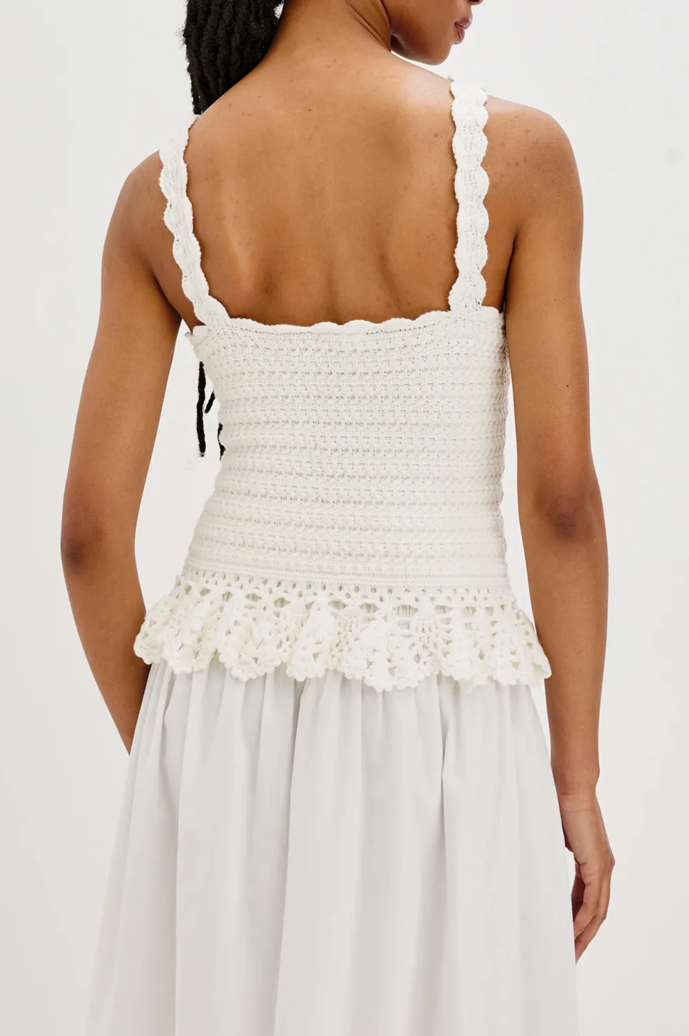Lace Knitted Texture Tank Top