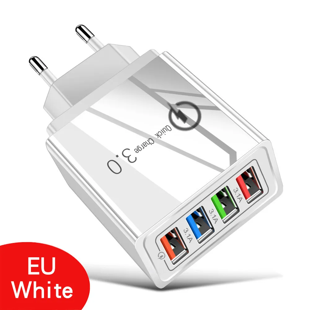 The Charger Big Tech Hates |   4-Port Quick Charge 3.0 + AI   Performance Boost