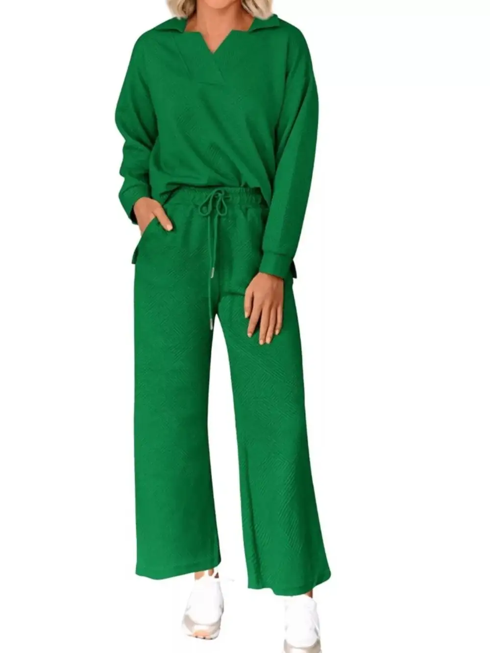 Drawstring Side Slit Set